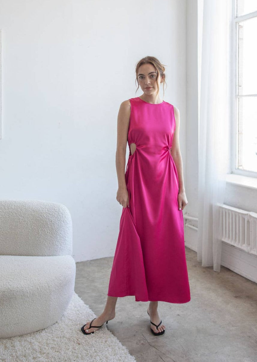Things Between | Brooke Dress | Magenta | Les Sol | Minneapolis Boutique