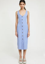 Rita Row | Virginia Knit Fitted Dress | Blue- Periwinkle | Les Sol | Minneapolis Boutique