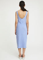 Rita Row | Virginia Knit Fitted Dress | Blue- Periwinkle | Les Sol | Minneapolis Boutique