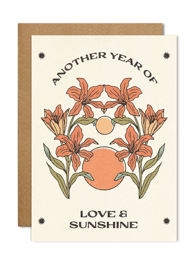 Cai & Jo | Another Year of Love & Sunshine Card | Les Sol | Minneapolis Boutique