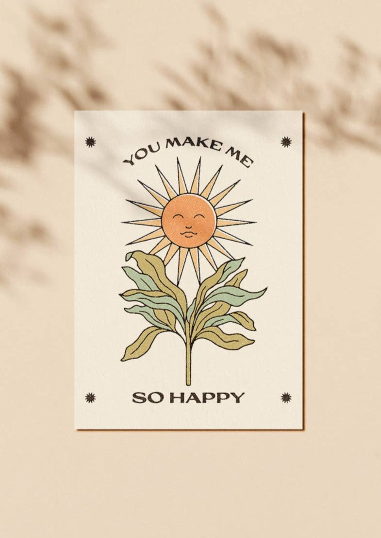 Cai & Jo | You Make Me So Happy Card | Greeting Cards| Les Sol