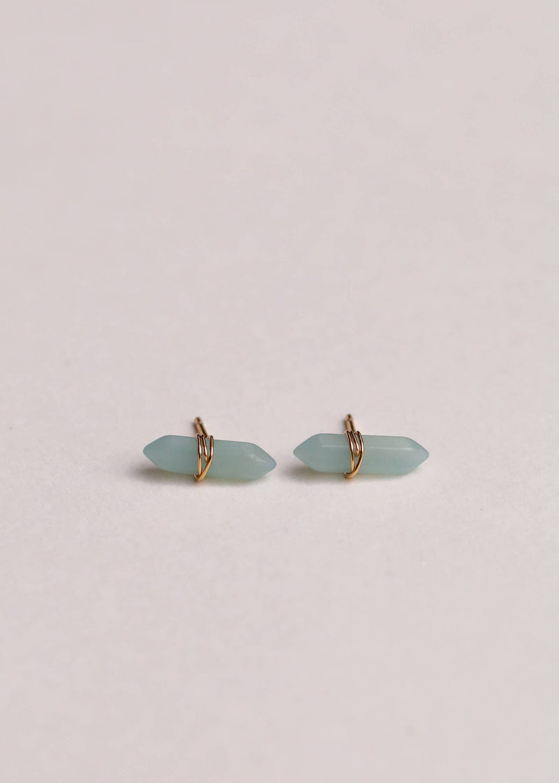 Mineral Point Amazonite Earring
