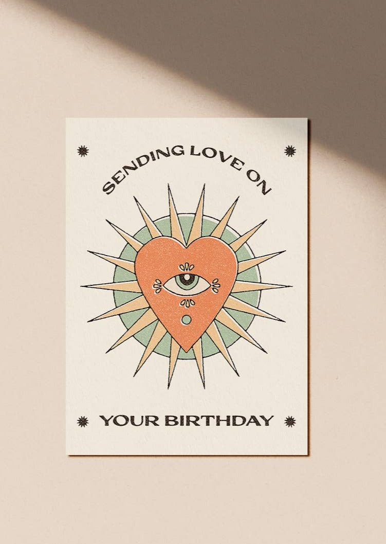 Cai & Jo | Sending Love on Your Birthday Card | Stationary | Les Sol