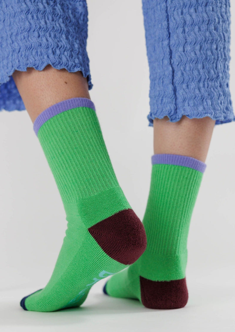 Baggu | Ribbed Sock | Aloe | Les Sol | Minneapolis Boutique