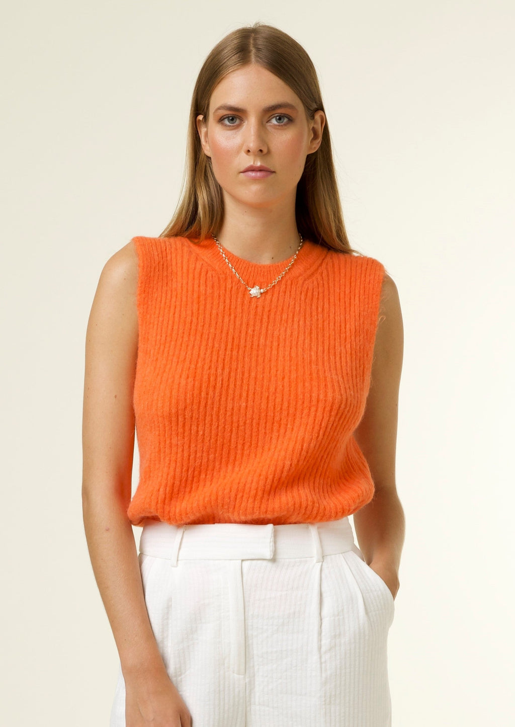 FRNCH | Adelaine Sweater | Orange | Les Sol | Minneapolis Boutique