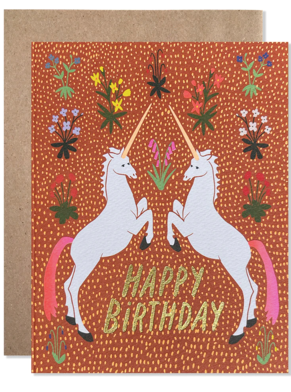Hartland Cards | Happy Birthday Unicorns Card | Les Sol | Minneapolis 