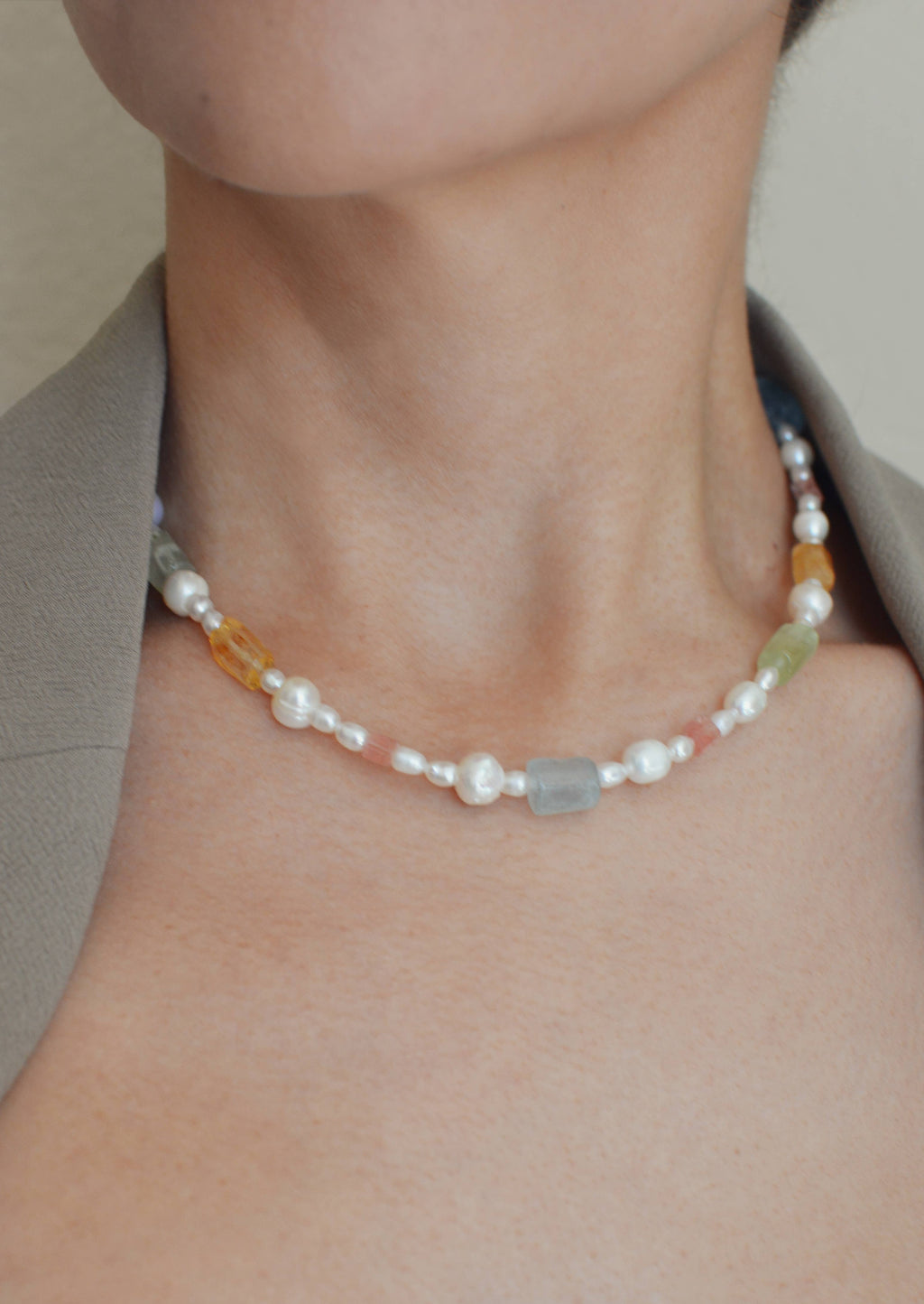 Raw Stone Pearl Necklace | Jewelry | Les Sol | Minneapolis