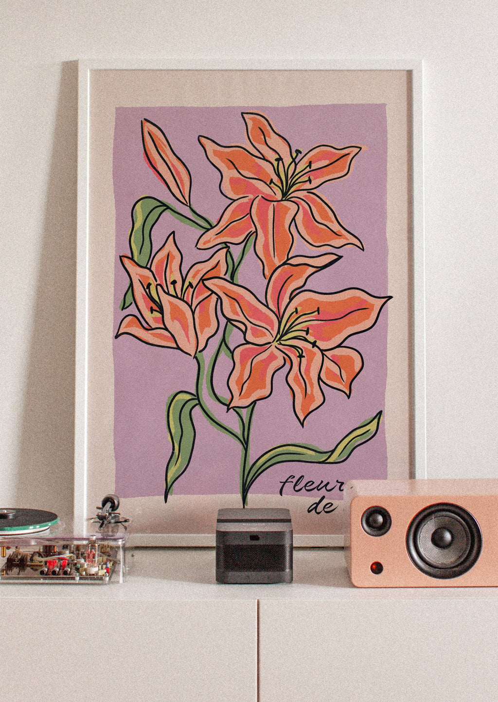 Cai & Jo | Fleurs des Lys Print | Art Prints | Les Sol