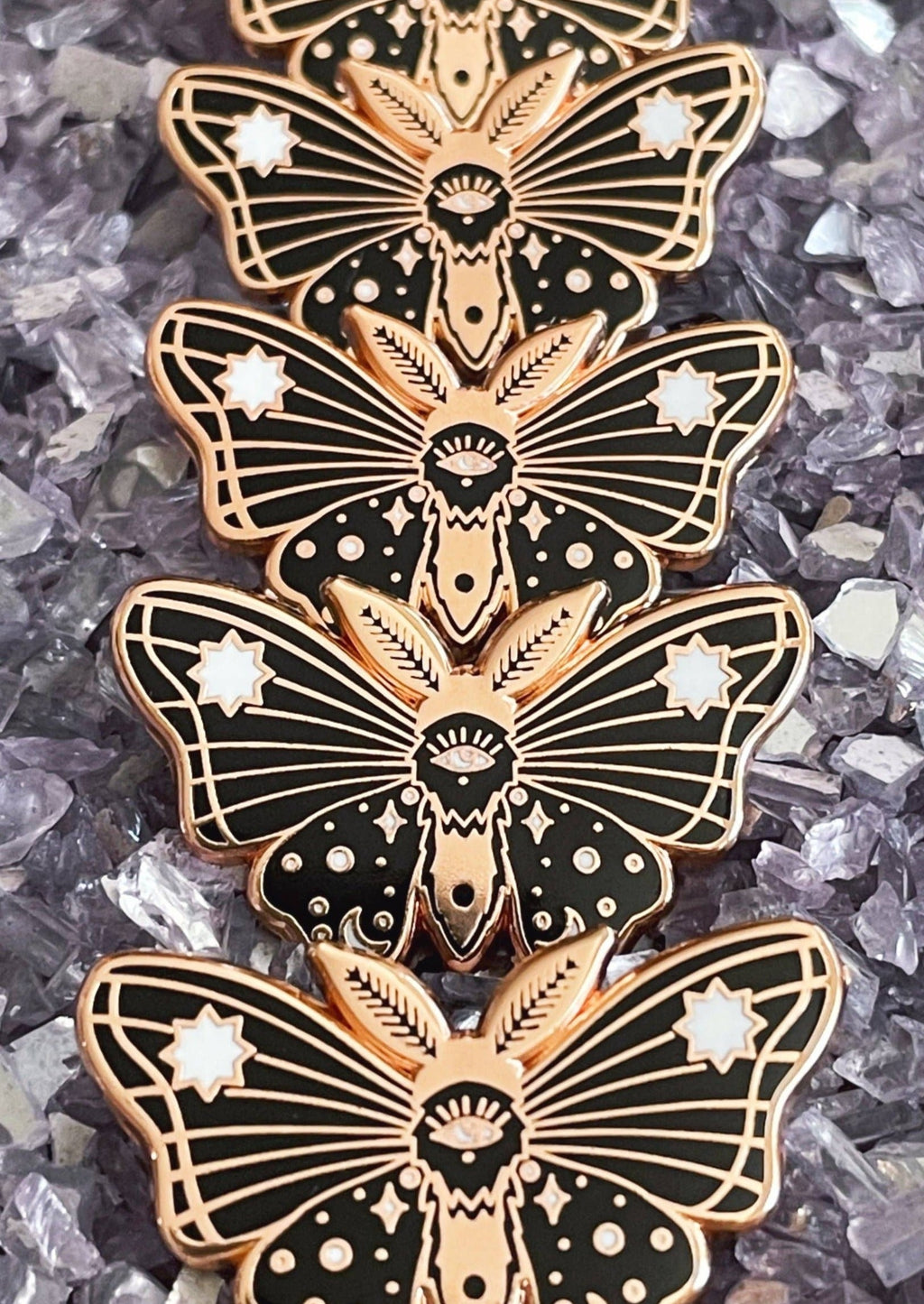 Mother of the Moon | Moth of the Moon Enamel Pin | Minneapolis | Les Sol