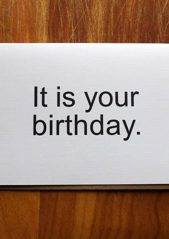 MBMB | It Is Your Birthday. Card | Les Sol | Minneapolis