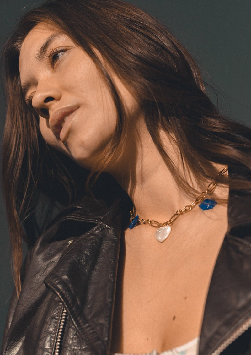 Notte | Once In A Blue Moon Necklace | Jewelry | Les Sol | Minneapolis