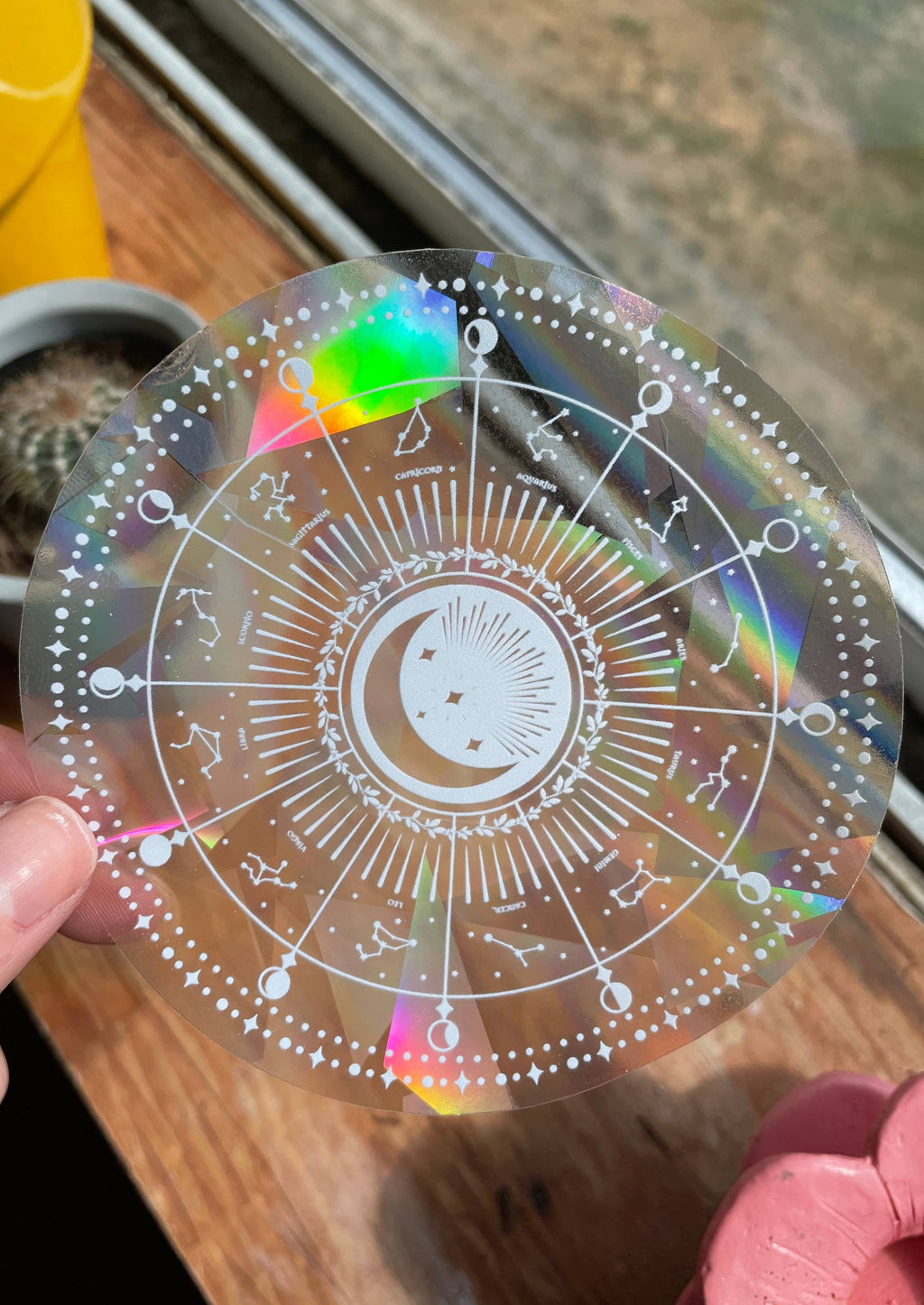Little Viper | Astrology Zodiac Wheel Suncatcher Sticker | Les Sol | Minneapolis